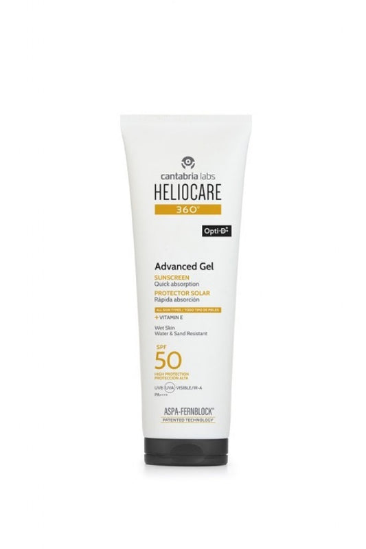 Heliocare 360 Advanced Gel SPF 50, zonnegel voor het lichaam, 250 ml