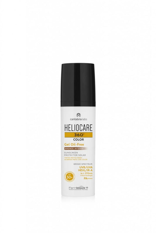Heliocare 360 Gel Oil-Free SPF 50+ Bronze Intense, getinte zonnegel, 50 ml