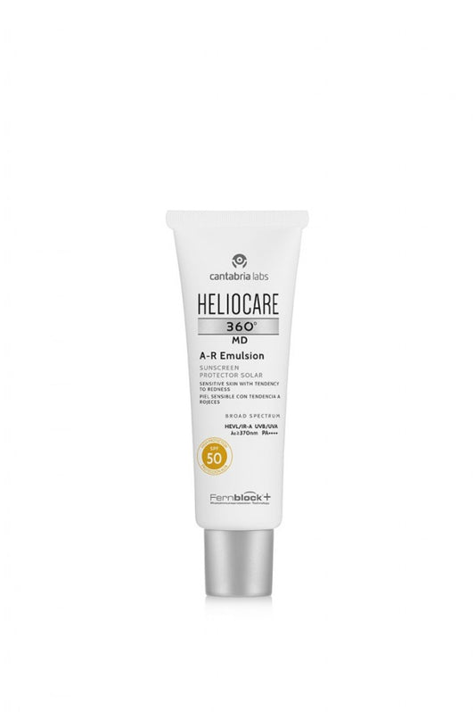 Heliocare 360 MD A-R Emulsion SPF 50+, emulsie voor huid met neiging tot roodheid, 50 ml