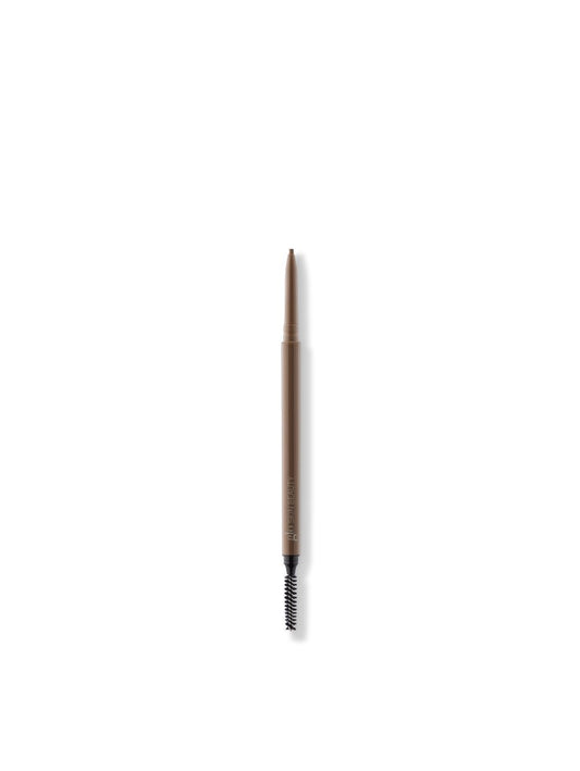 Glo Skin Beauty Precise Micro Browliner in de tint Light Brown, wenkbrauwstift met ultrafijne punt en spoolie