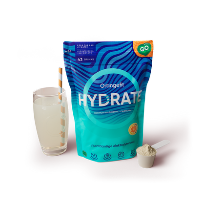 OrangeFit Hydrate Lemon Orange, elektrolytenpoeder van 300 gram