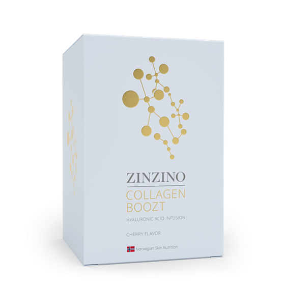 Zinzino Collagen Boozt, doos met tien shots van 46 ml