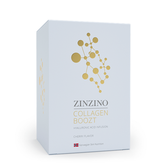 Zinzino Collagen Boozt, doos met tien shots van 46 ml