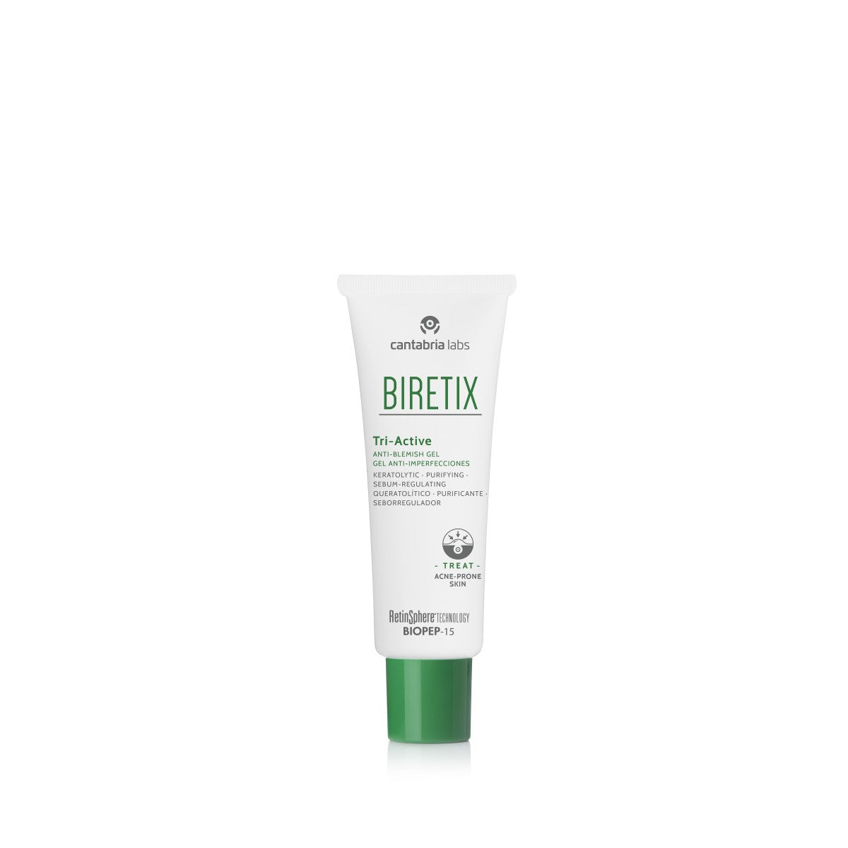 Biretix Tri-Active Gel 50 ml, matterende gel voor de onzuivere huid