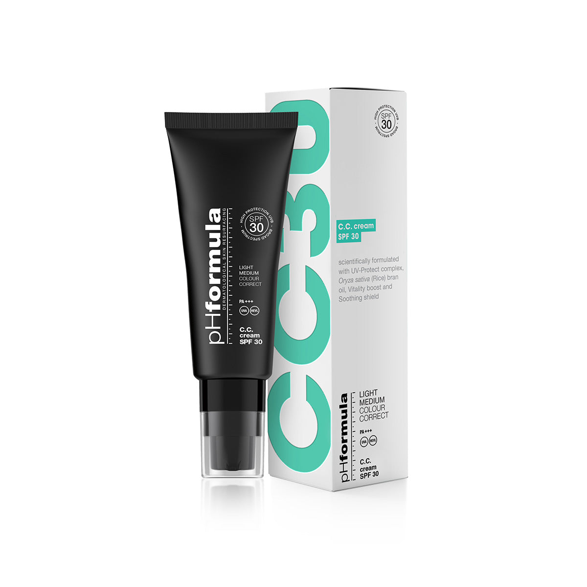 C.C. cream SPF 30, tint light-medium