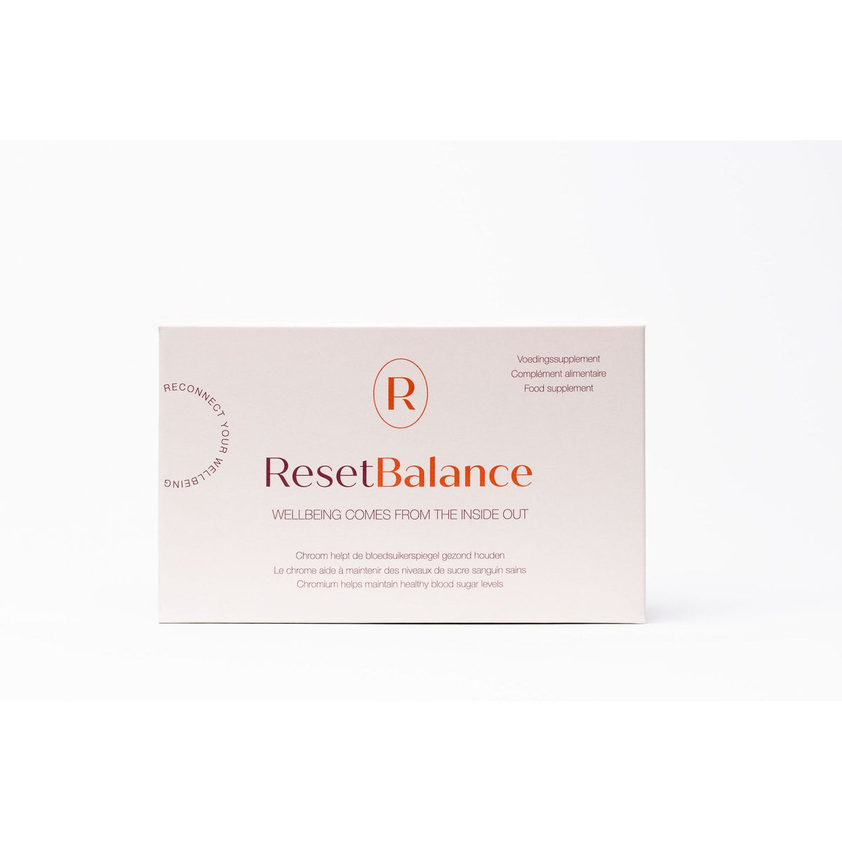 ResetPlus ResetBalance opvolging met 30 ampullen op witte achtergrond