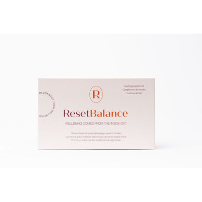 ResetPlus ResetBalance opvolging met 30 ampullen op witte achtergrond