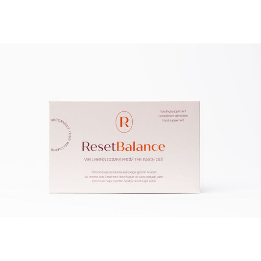 ResetPlus ResetBalance opvolging met 30 ampullen op witte achtergrond