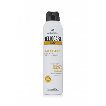 Heliocare 360 Invisible Spray SPF 50+ 200 ml, onzichtbare zonnespray voor gezicht en lichaam