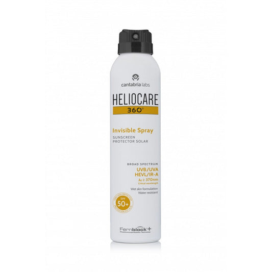 Heliocare 360 Invisible Spray SPF 50+ 200 ml, onzichtbare zonnespray voor gezicht en lichaam