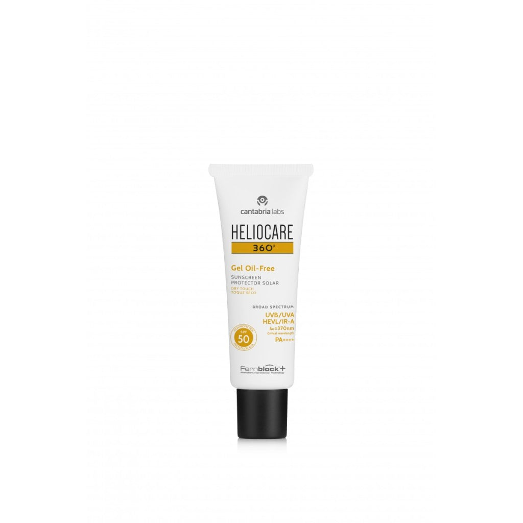 Heliocare 360 Gel Oil-Free SPF 50 50 ml, olievrije zonnegel voor de vette huid