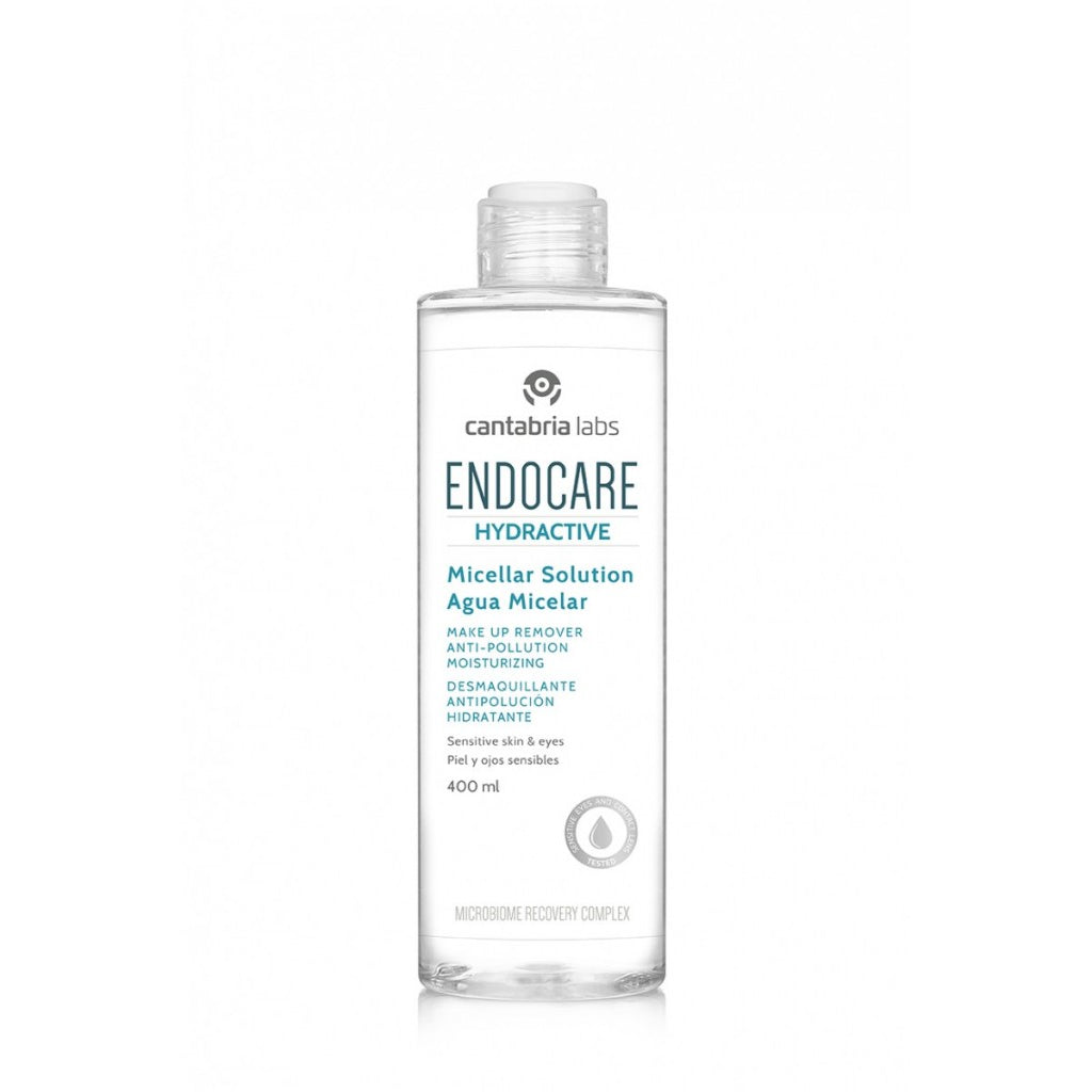 Endocare Hydractive Micellar Solution 400 ml, micellair water dat reinigt en hydrateert