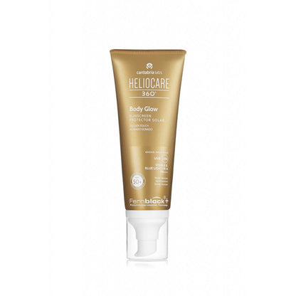 Heliocare 360 Body Glow SPF 50+ 100 ml, zonnebescherming met glow voor het lichaam