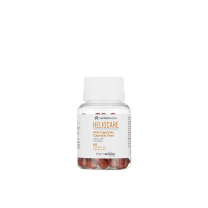 Heliocare Oral capsules 60 stuks, voedingssupplement voor bescherming van de huid van binnenuit