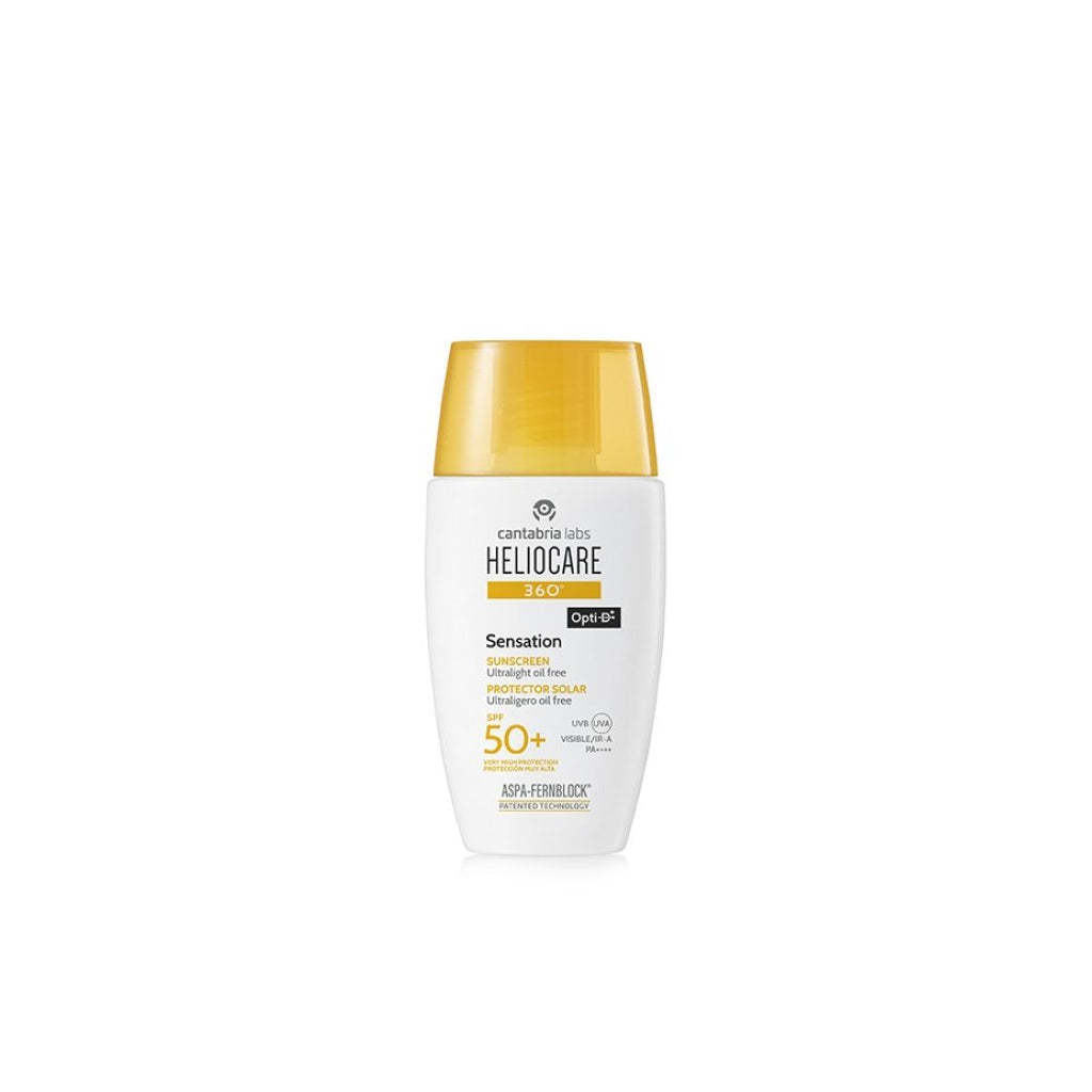 Heliocare 360 Sensation SPF 50+ 50 ml, ultralichte zonnebescherming met matte finish